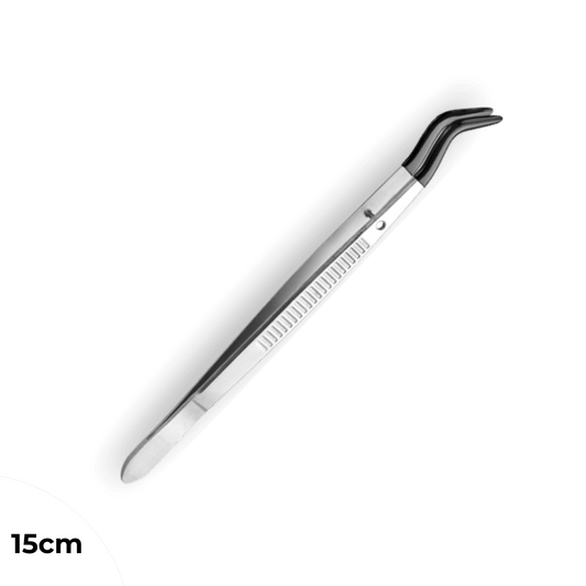 Pinzette - mit Silikonüberzug - 15cm