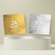 Essbare Blattfolie - 24 Karat Gold & 999er Silber- - ROSIE ROSE