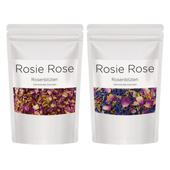 Bringen Sie Glanz und Duft in Ihre Küche mit dem Blüten Mix Saphir Blau – Blau von ROSIE ROSE. Die sorgfältig ausgewählten Kornblumenblüten, Damaszener Rosenblätter und Ringelblumenblüten verleihen Ihren Desserts eine zauberhafte Note. Tauchen Sie Ihre Backwerke in strahlendes Blau und beeindrucken Sie Ihre Gäste. 100% frei von Zusatzstoffen und Pestiziden, handverarbeitet und mit einer Haltbarkeit von 3 Jahren. Genießen Sie den Mehrwert und entdecken Sie die Schönheit des Saphir Blau.