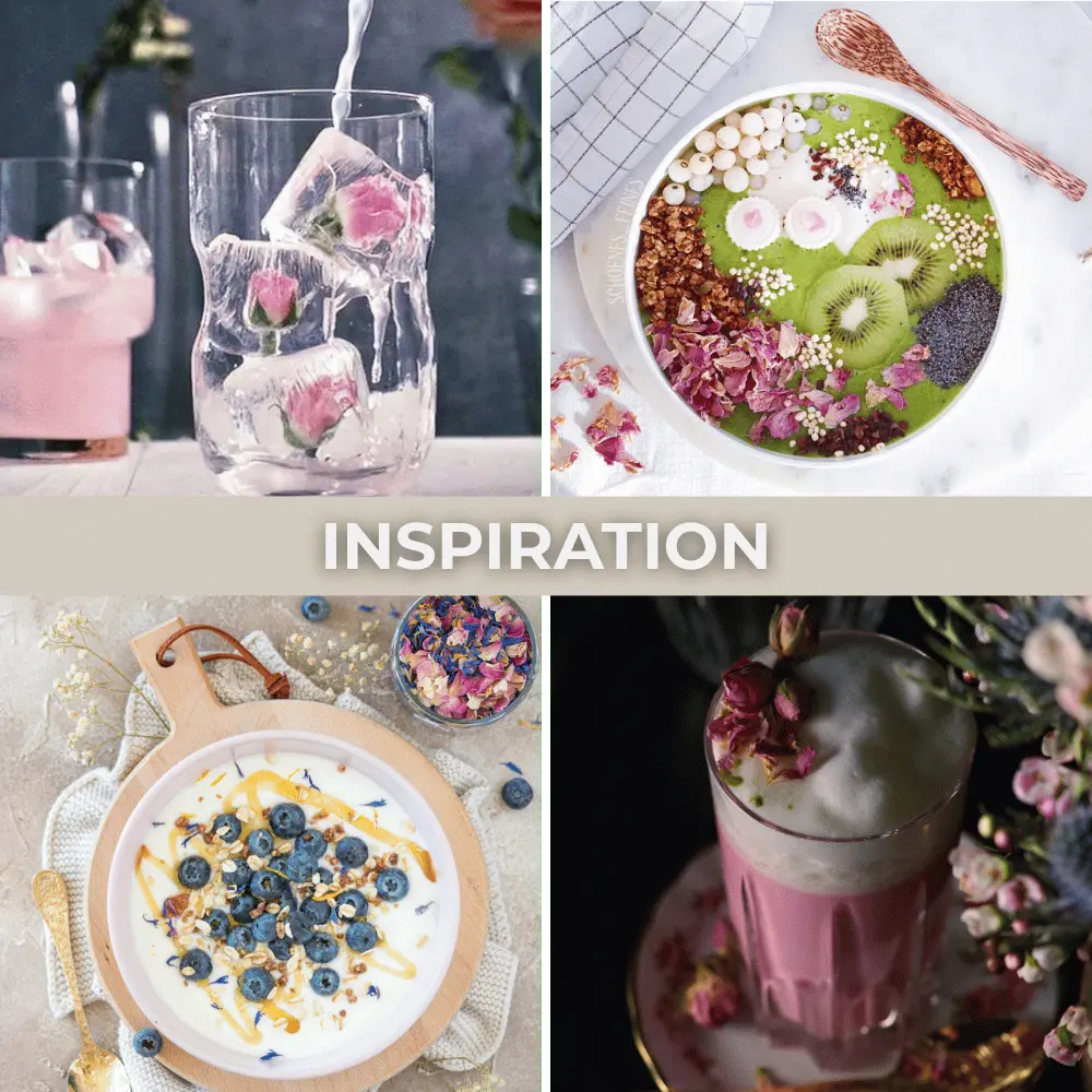 Damaszener - Essbare getrocknete Blüten mit Rosen Aroma- - ROSIE ROSE