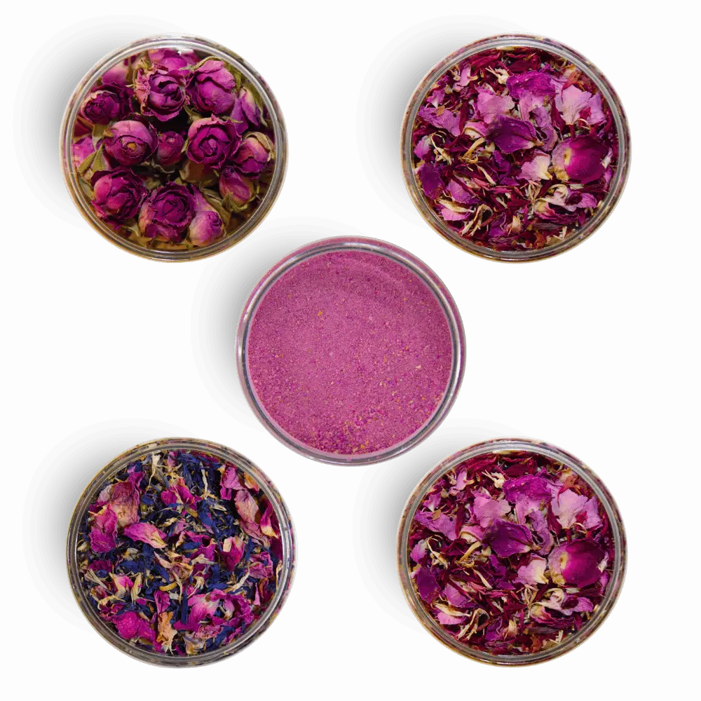 Damaszener - Essbare getrocknete Blüten mit Rosen Aroma- - ROSIE ROSE