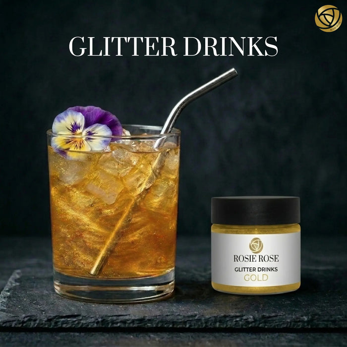 Glitter Drinks - Glitter für deine Drinks ROSIE ROSE