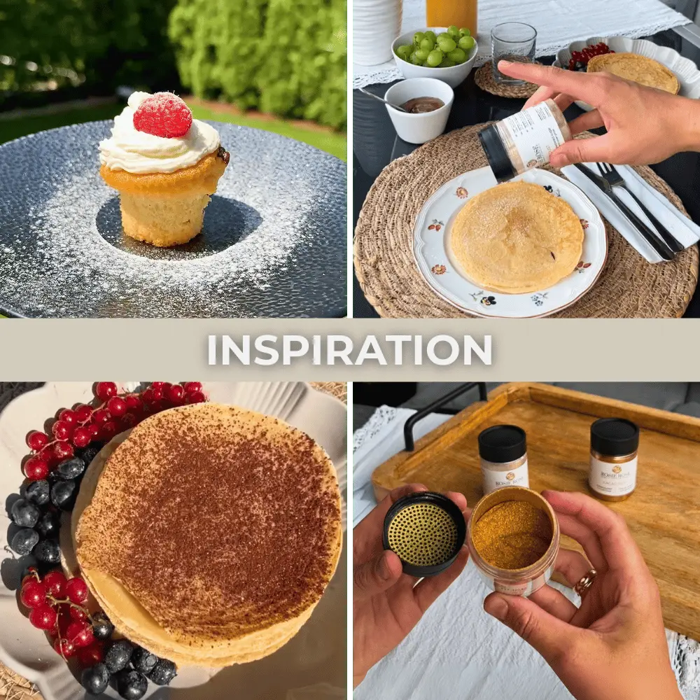 Glitter Dust - Puderzucker und Kakaopulver -  ROSIE ROSE