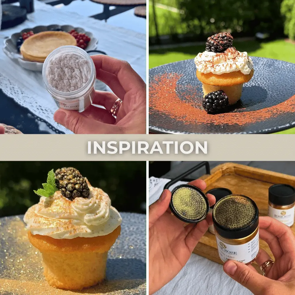 Glitter Dust - Puderzucker und Kakaopulver -  ROSIE ROSE