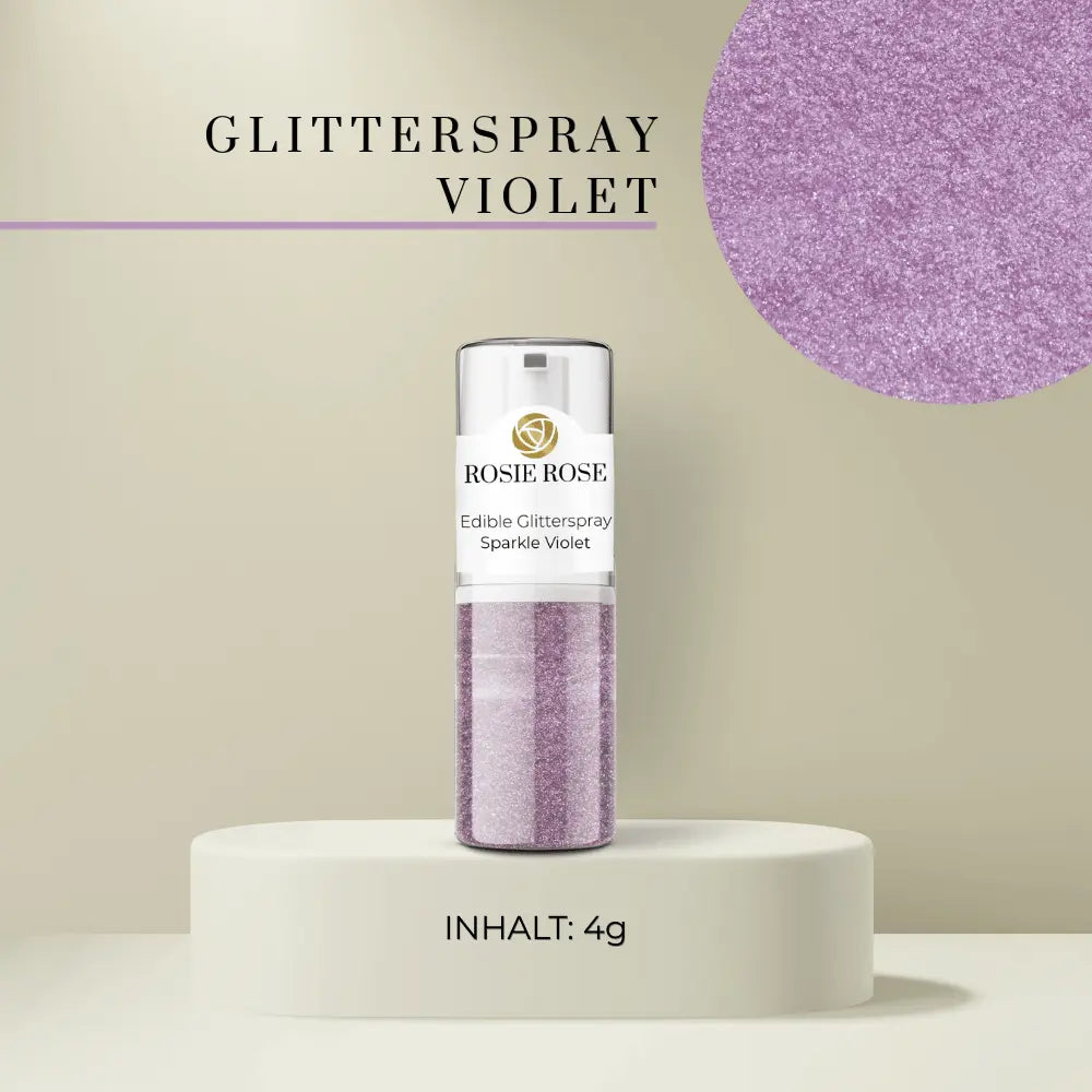Glitterspray – in praktischer Pumpflasche- Sparkle Violet- ROSIE ROSE