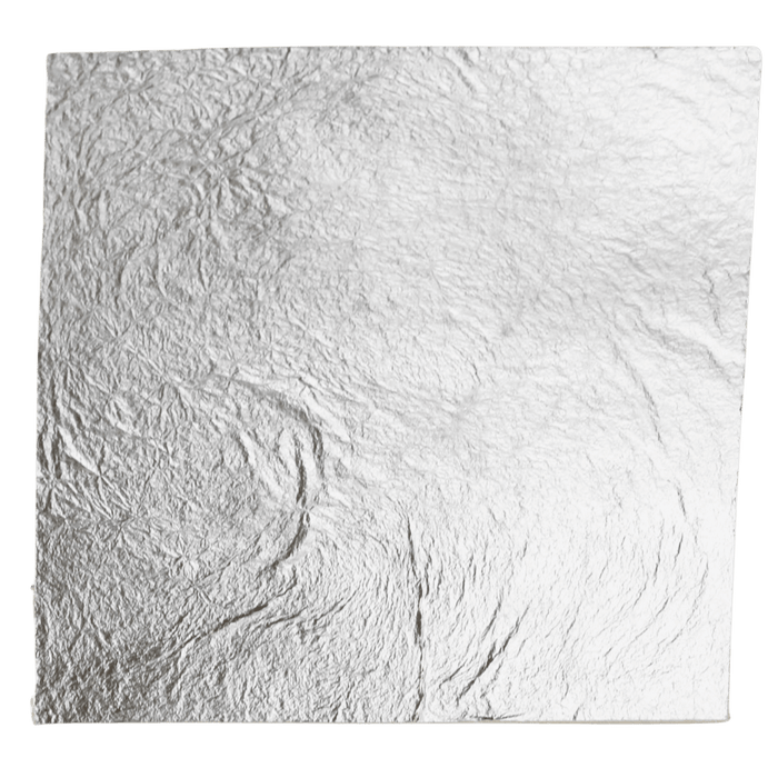 Silber Blattfolie 6 x 6 cm