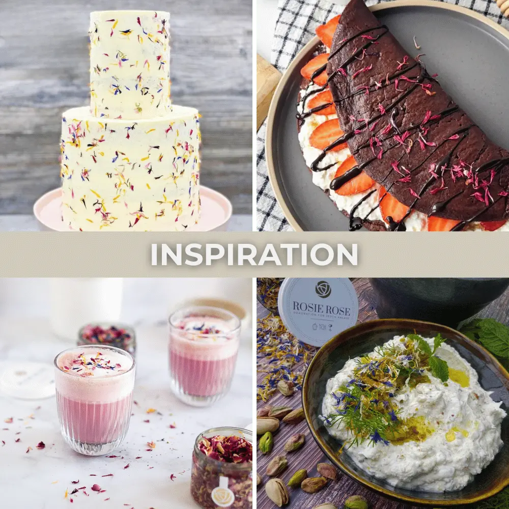 Kornblumenblüten - Essbare getrocknete Blütenblätter- - ROSIE ROSE