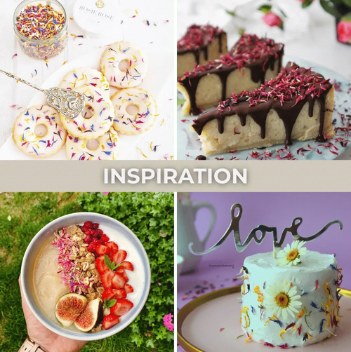 Kornblumenblüten - Essbare getrocknete Blütenblätter- - ROSIE ROSE