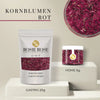 Kornblumenblüten - Essbare getrocknete Blütenblätter- Rot / Gastro - 20g- ROSIE ROSE