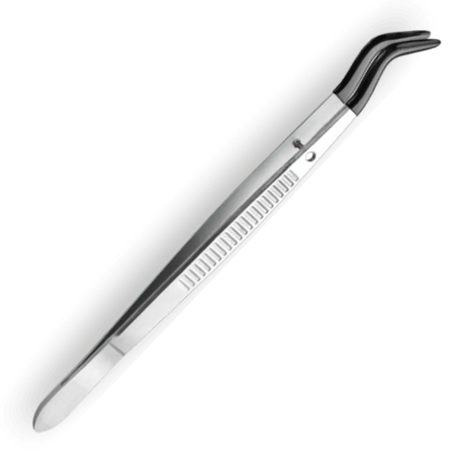 Pinzette - mit Silikonüberzug - 15cm -  ROSIE ROSE