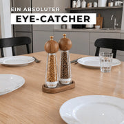 Salz & Pfeffer Set mit edlem Goldschimmer - inklusive Geschenkbox