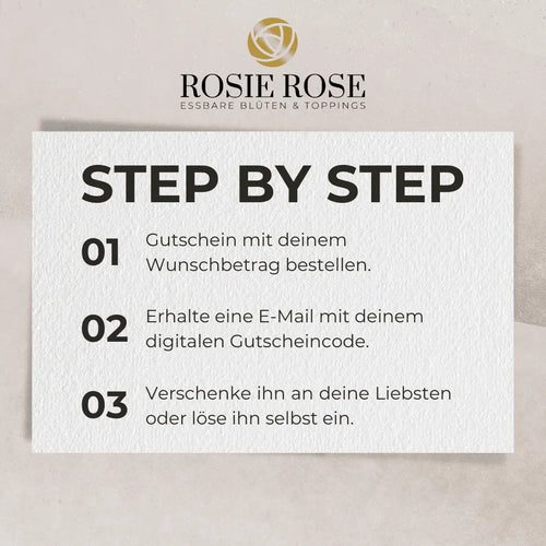 Digitaler Gutschein -  ROSIE ROSE