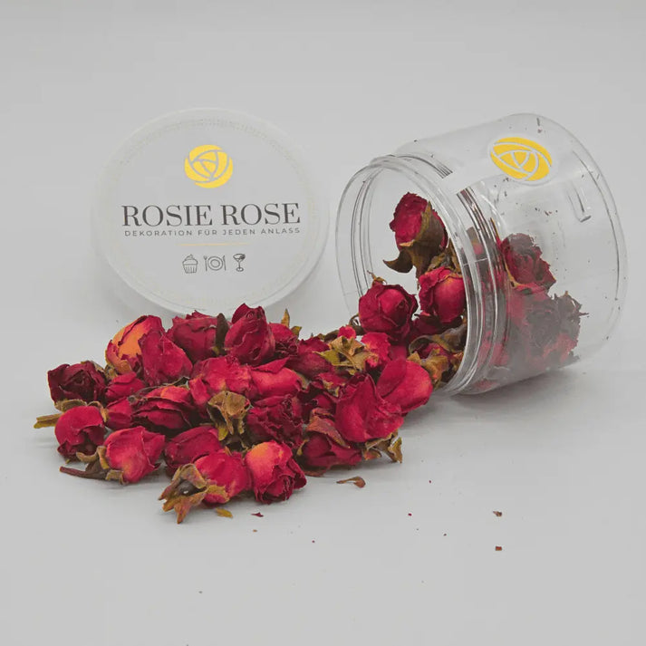 Natürliche Rosen Deko 8 Premium Rosenblüten (4-5 Cm) – Konservierte Echte Rosen In Royal Blue, 2-3 Jahre Haltbar – Für Deko & DIY