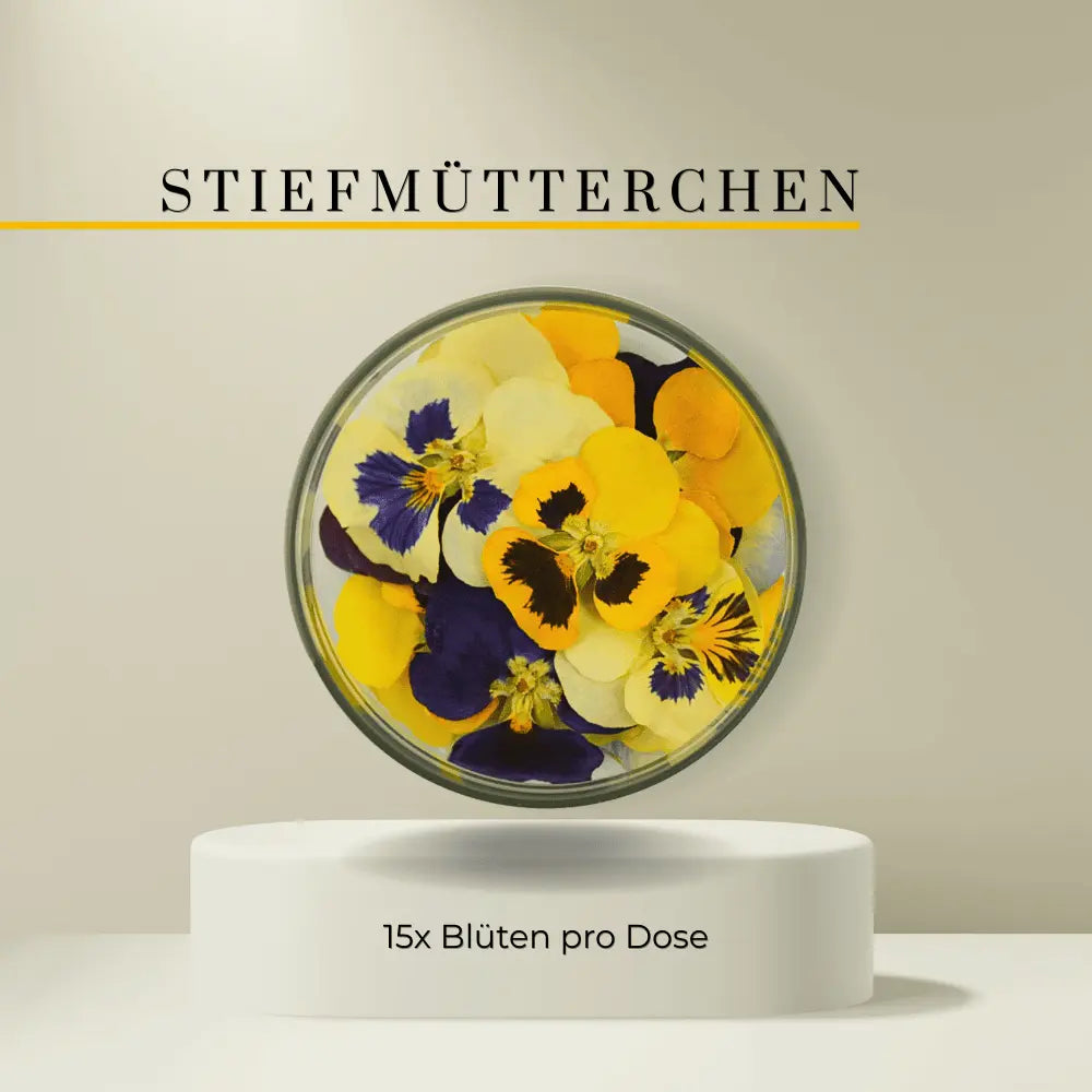 Special Blüten - Essbare getrocknete Blüten- Stiefmütterchen - 15 Stk- ROSIE ROSE