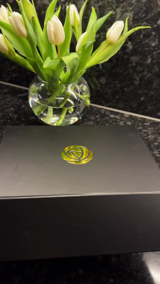 Salz & Pfeffer Set mit edlem Goldschimmer - inklusive Geschenkbox