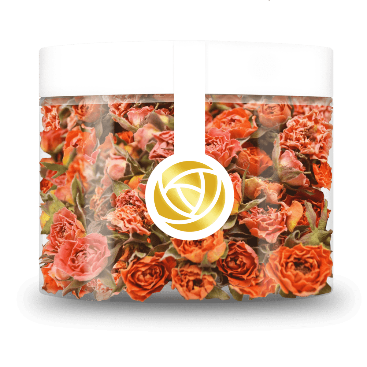 Verleihen Sie Ihren Torten und Gebäcken mit unseren essbaren Orange Sunrise Blüten eine besondere Note. Unsere getrockneten Orange Sunrise Rosenblüten setzen einzigartige Akzente bei der Dekoration Ihrer Torte und sind perfekt für eine schöne und köstliche Torte. Von ROSIE ROSE im Online-Shop kaufen